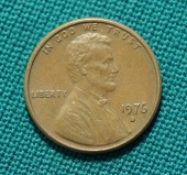 США 1 цент 1976 года D
