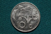 Намибия 10 центов 2002 года