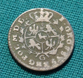 Польша грош 1767 года. G