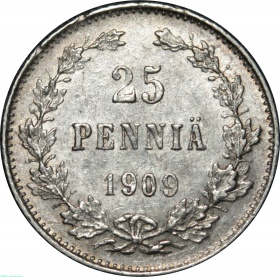 ������� ��������� 25 ����� 1909 ���� L UNC