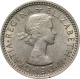 Великобритания (Англия) 6 пенсов 1957 года