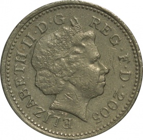 Великобритания (Англия) 1 фунт 2005 года. Менайский мост, Уэльс