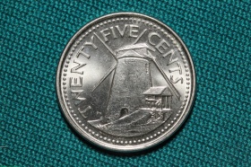 Барбадос 25 центов 2011 года