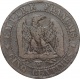 Франция 5 сантимов 1856 года. W
