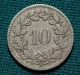 Швейцария 10 раппенов 1882 года В