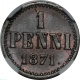   1  1871 .   MS62BN