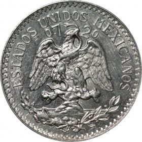 Мексика 50 сентаво 1944 года