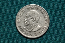 Кения 50 центов 1977 года