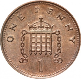 Великобритания (Англия) 1 пенни 2000 года