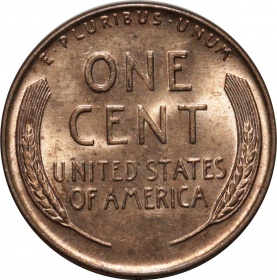 США 1 цент 1951 года D UNC