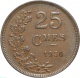 Люксембург 25 сантимов 1930 года
