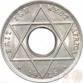 Британская Западная Африка 1/10 пенни 1928 года UNC