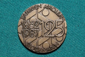 Финляндия Жетон 125 лет магазинам Стокманн 1862-1987 гг. 