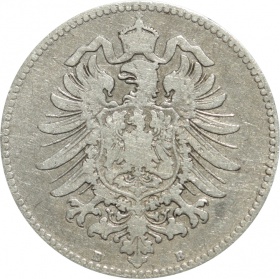 Германия 1 марка 1875 года B