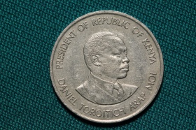 Кения 1 шиллинг 1989 года
