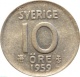 Швеция 10 эре 1959 года. TS