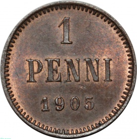   1  1905  UNC