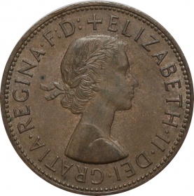 Великобритания (Англия) 1 пенни 1967 года