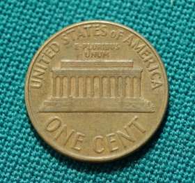 США 1 цент 1961 года D