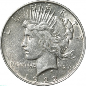 США 1 доллар 1922 года 