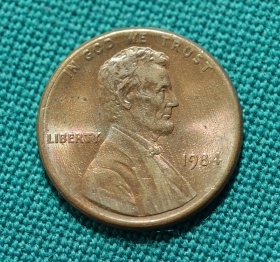 США 1 цент 1984 года