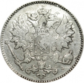 Русская Финляндия 25 пенни 1901 года L 
