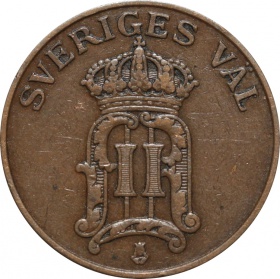 Швеция 2 эре 1907 года