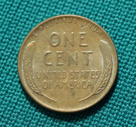 США 1 цент 1955 года D 
