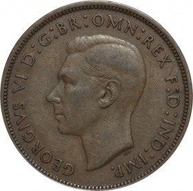 Великобритания (Англия) 1 пенни 1937 года