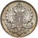 Русская Финляндия 25 пенни 1890 года L AU-UNC