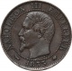 Франция 5 сантимов 1852 года. K. AU