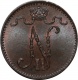 Русская Финляндия 1 пенни 1907 года UNC