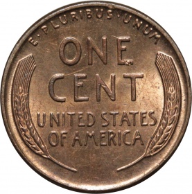 США 1 цент 1955 года UNC
