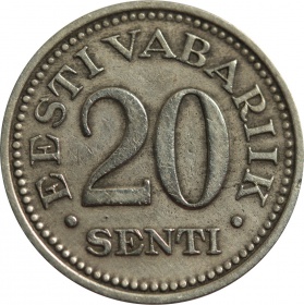 Эстония 20 сенти 1935 года 