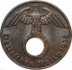 Германия 1 пфенниг 1938 года J AU