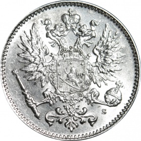 Русская Финляндия 50 пенни 1914 года S UNC
