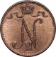 Русская Финляндия 1 пенни 1906 года AU-UNC