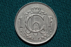 Люксембург 1 франк 1952 года