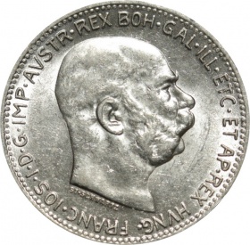 Австрия 1 корона 1915 года AU-UNC