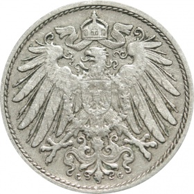 Германия 10 пфеннигов 1900 года G