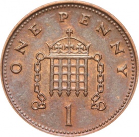 Великобритания (Англия) 1 пенни 2001 года