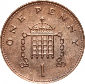Великобритания (Англия) 1 пенни 2007 года