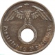 Германия 1 рейхспфенниг 1938 года  А