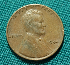 США 1 цент 1944 года 