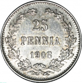   25  1908  L UNC