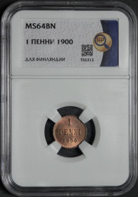   1  1900 .   MS64BN