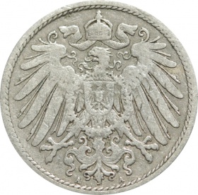 Германия 10 пфеннигов 1898 года A