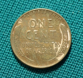 США 1 цент 1957 года D