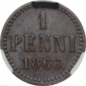 ������� ��������� 1 ����� 1866 ���� � ����� CPRC MS 61 BN