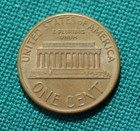 США 1 цент 1991 года D 